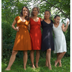 Sommerkleid aus Biobaumwolle, xs kann auch von Kindern angezogen werden