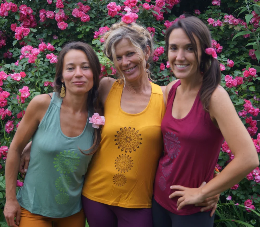Top "Mandala" - grün / m/l
