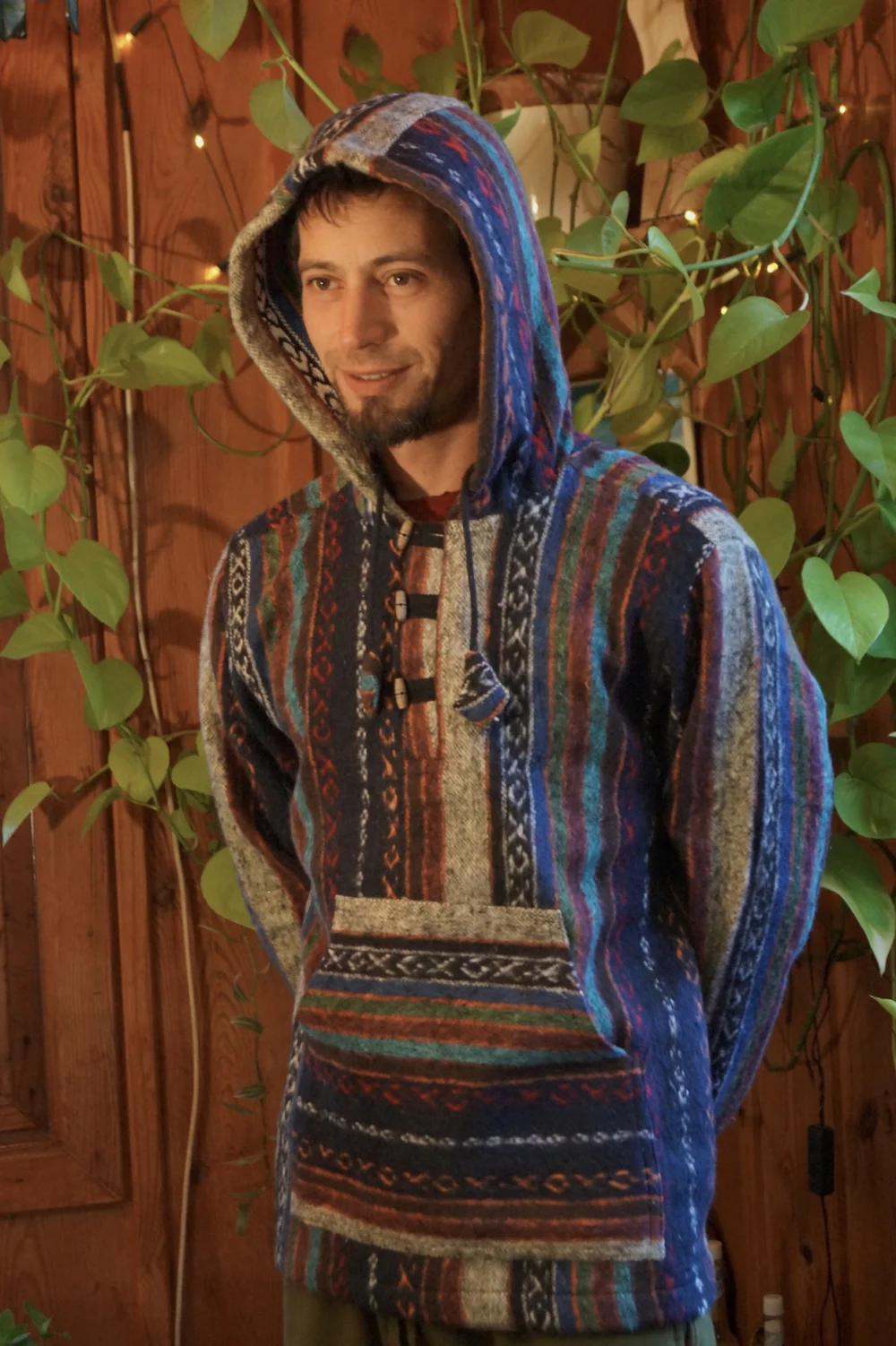 Kapuzenjacke - blau / small