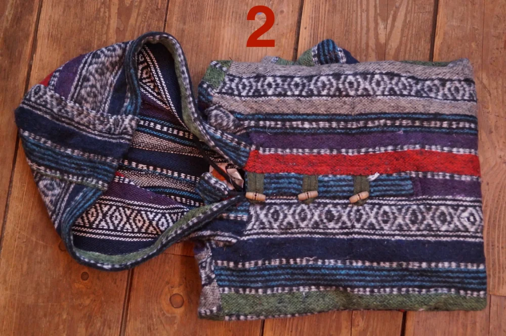 Kapuzenjacke - blau / small