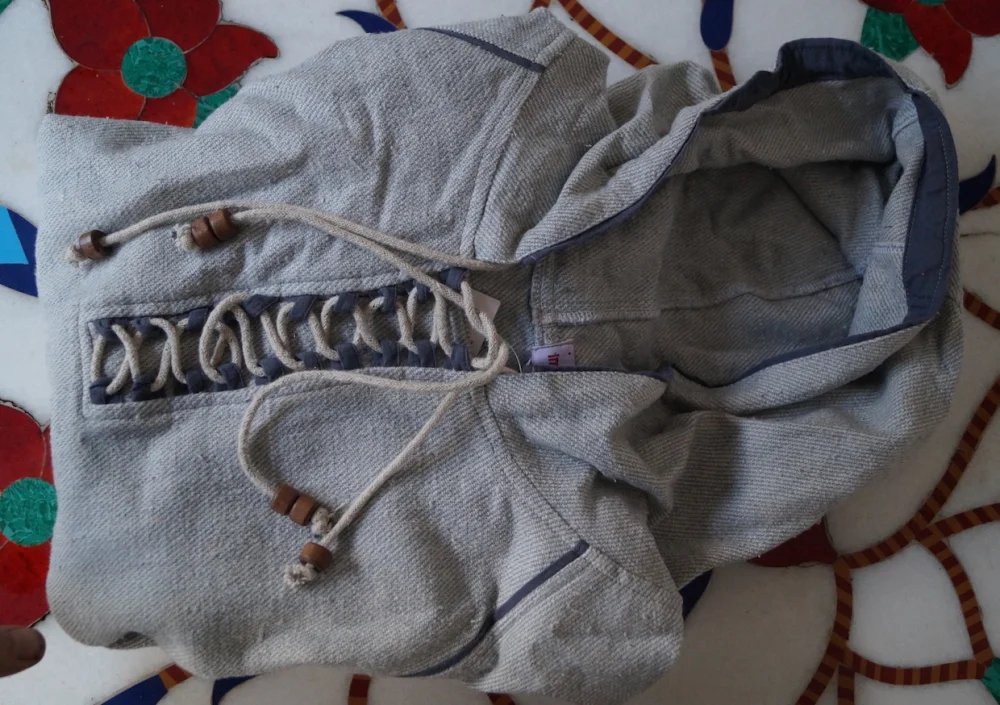 solider Pullover aus Baumwolle - petrol / m