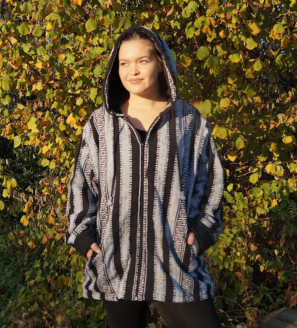 Webjacke "Peru" - regenbogen / large