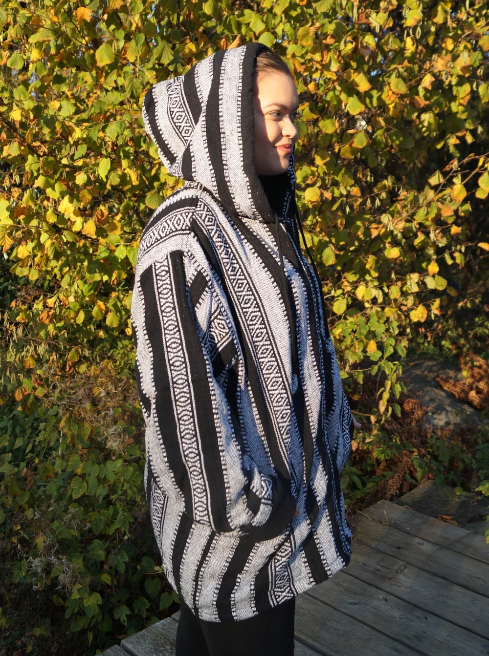Webjacke "Peru" - regenbogen / large