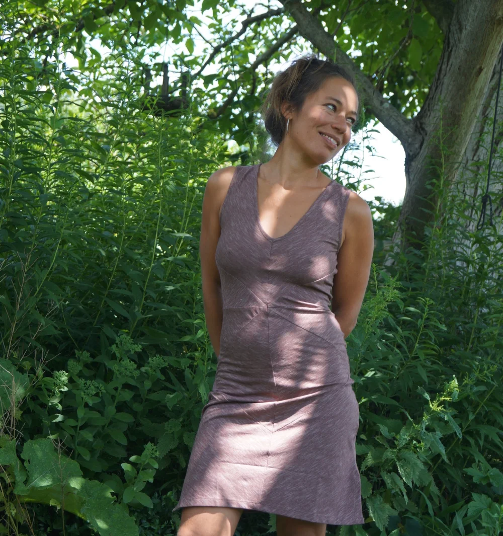 Organic Kleid aus GOTS-zertifizierter Bio-Baumwolle - braun / medium