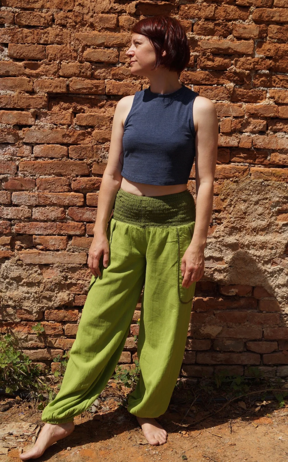Goa Hose - grün / l/xl