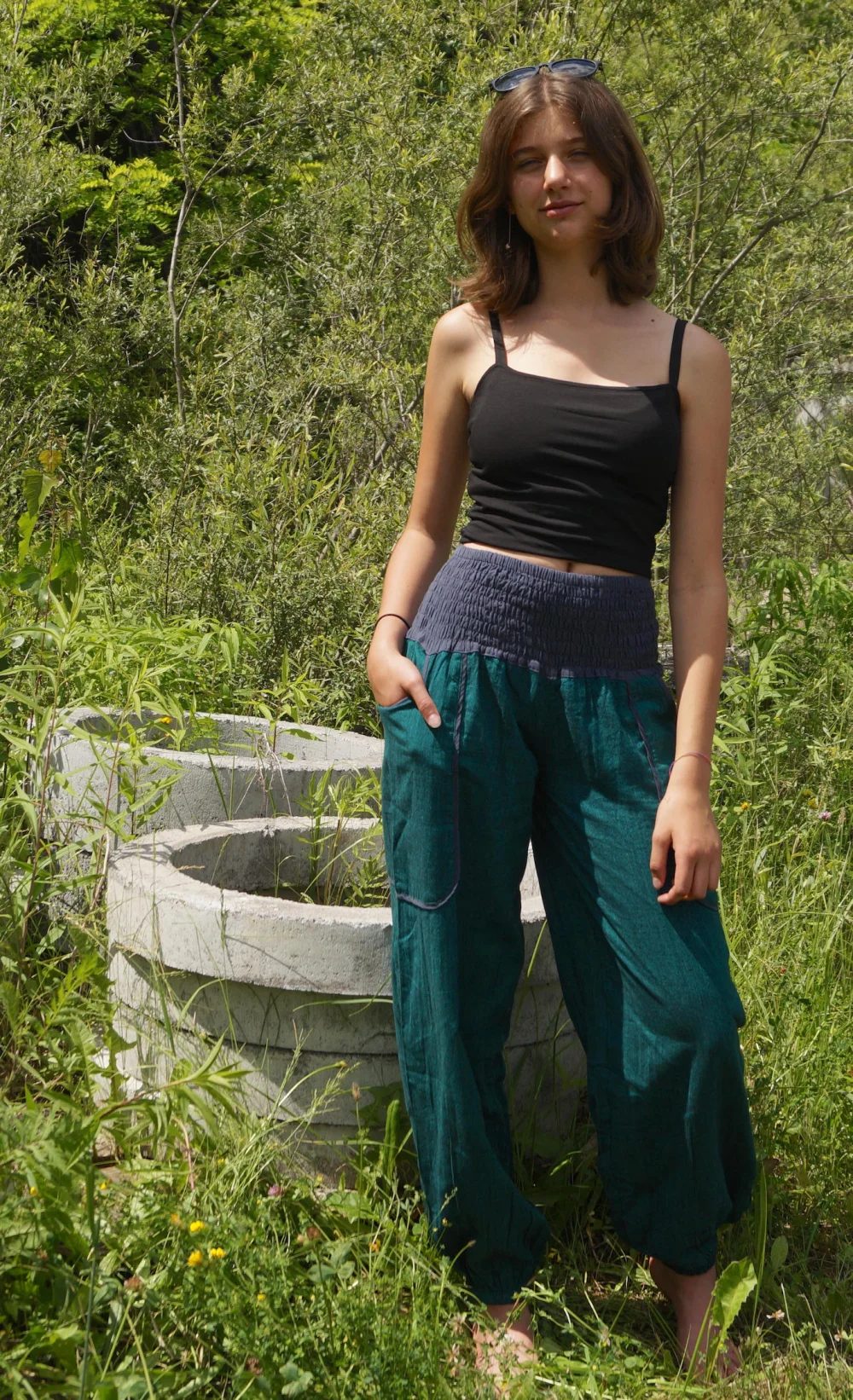Goa Hose - grün / l/xl