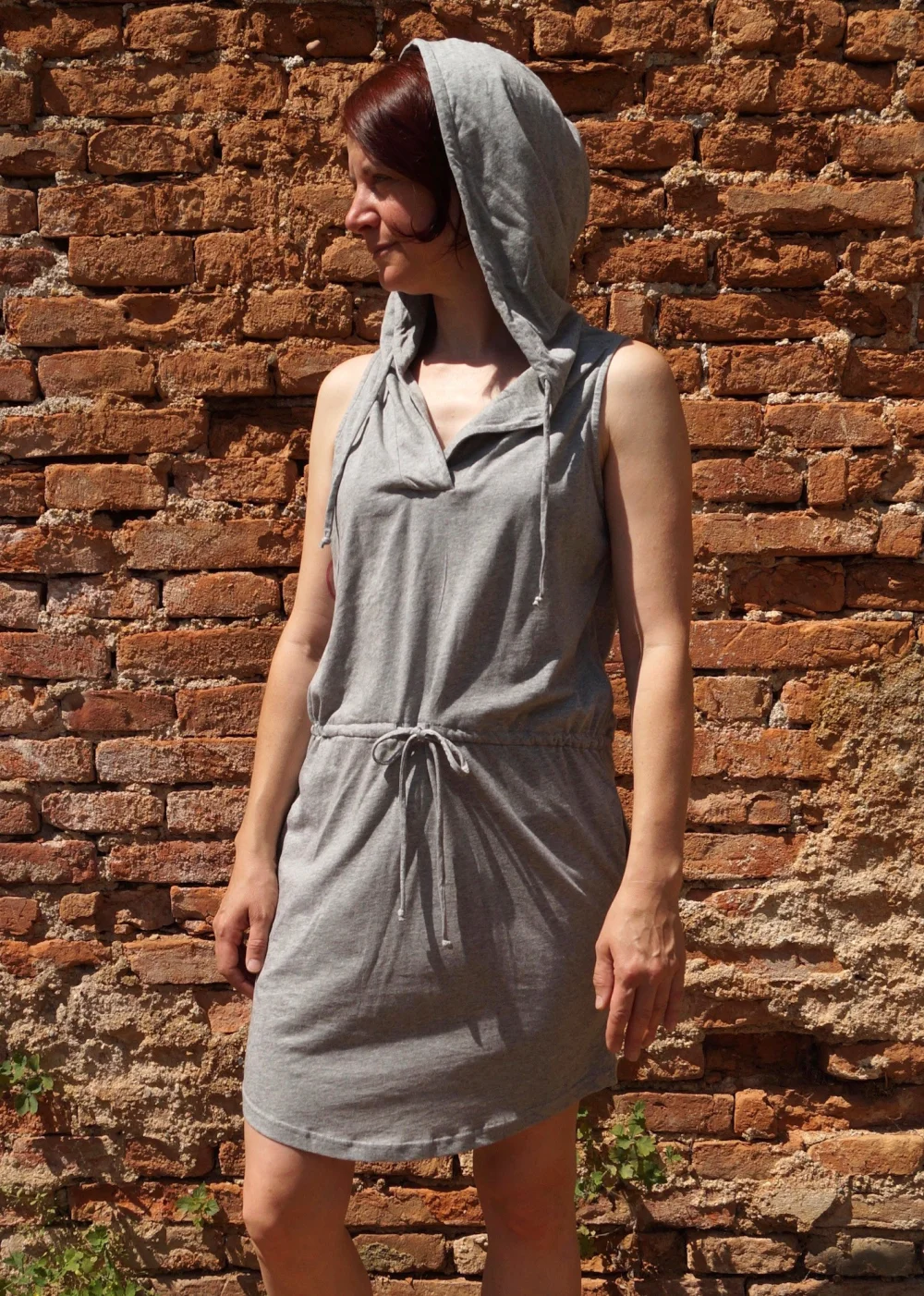 Sommerkleid "La Playa" aus GOTS zertifizierter Bio-Baumwolle - dunkelblau / large