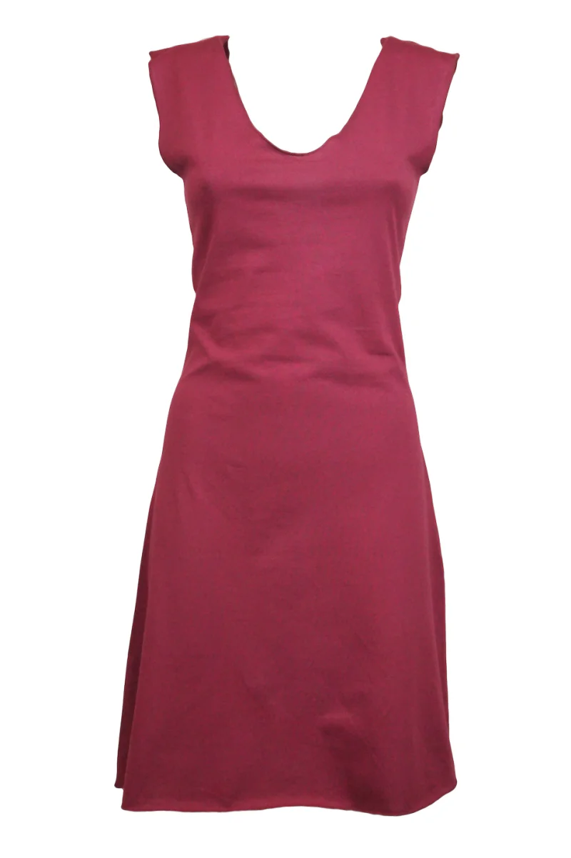 Schlichtes Kleid aus GOTS-zertifizierter Bio-Baumwolle - schwarz / medium