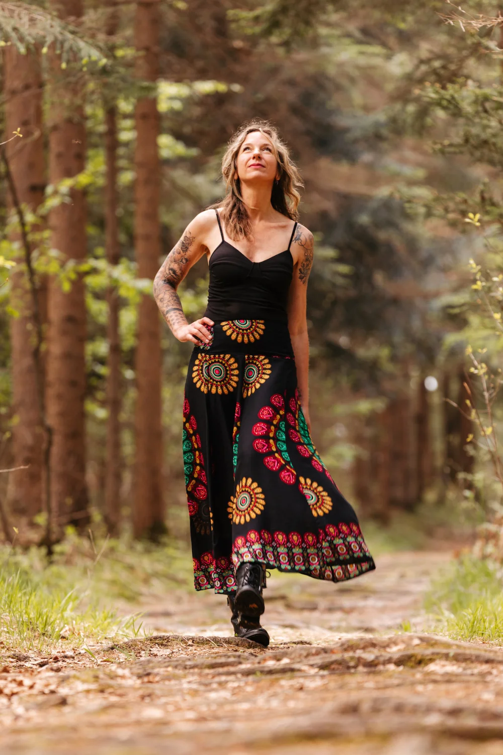 Top "Feminin" aus GOTS-zertifiziertem Bio-Baumwolljersey