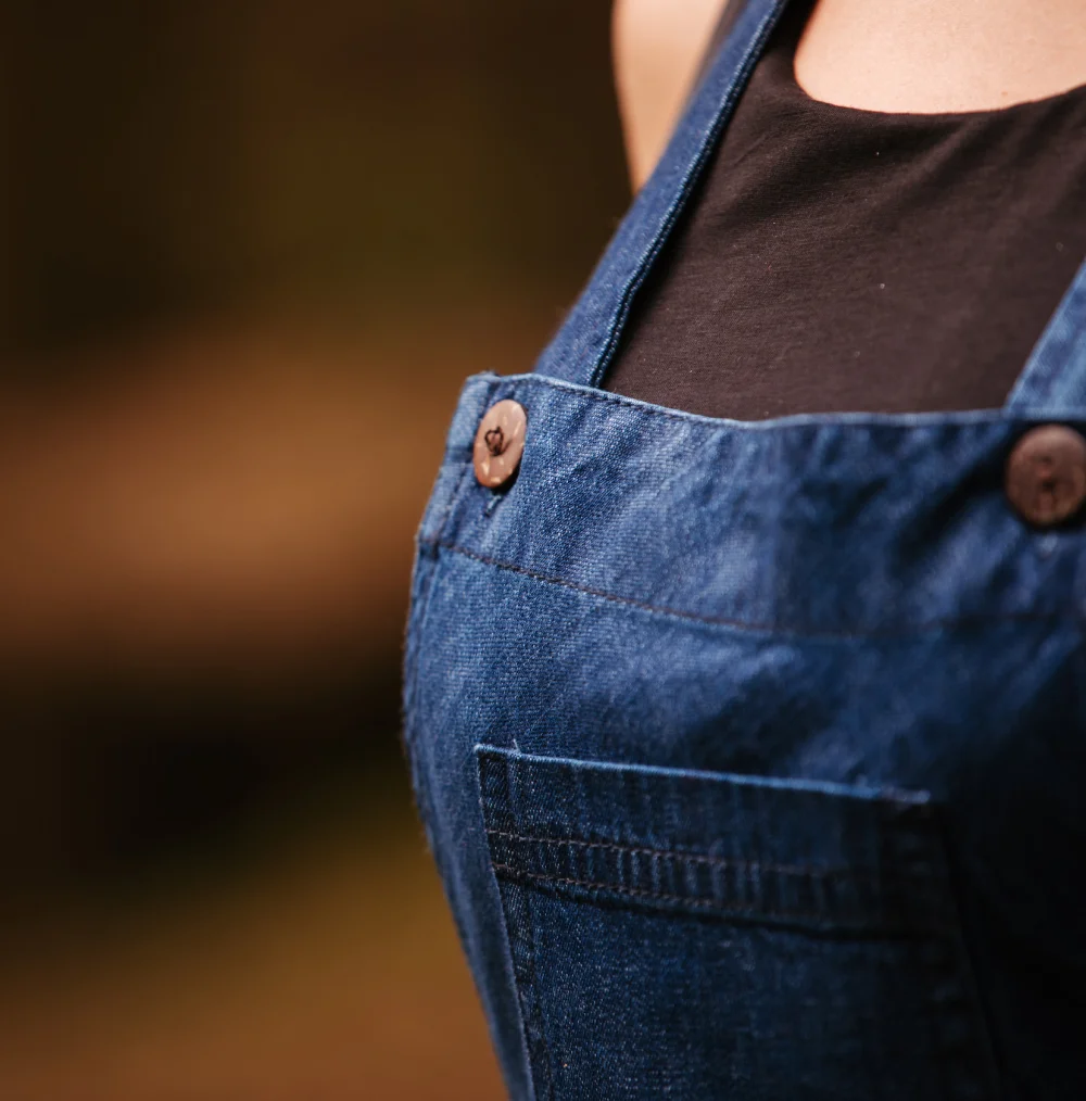 Jeans Latzkleid "Amy" - jeans / small