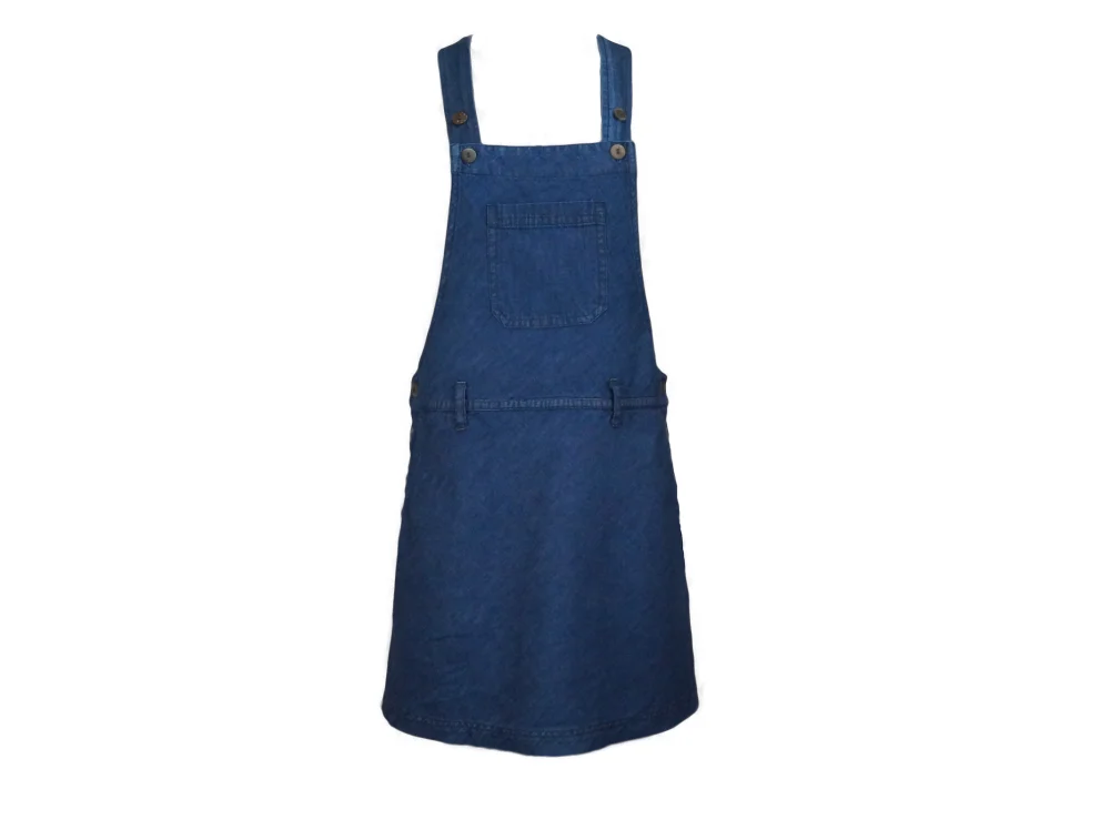 Jeans Latzkleid "Amy" - jeans / small