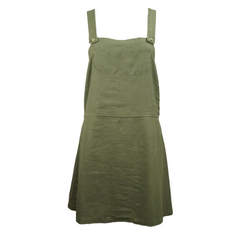 Latzkleid "Peggy" - blau / small