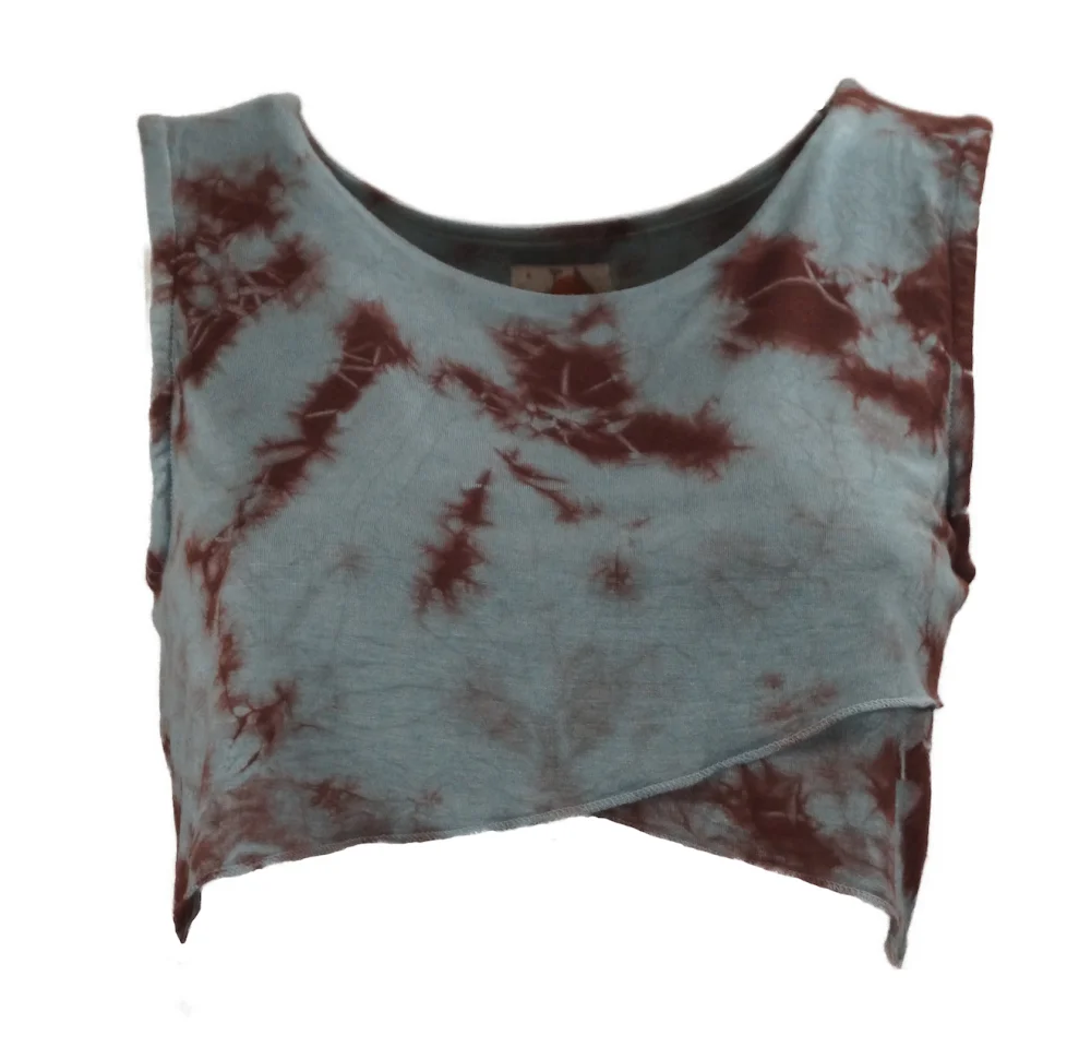 Crop-Top "Liz" - gelb / s/m