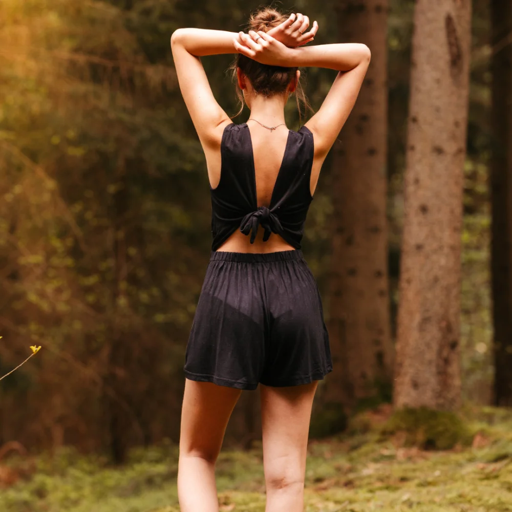 Jumpsuit "Gomera" - petrol / s/m
