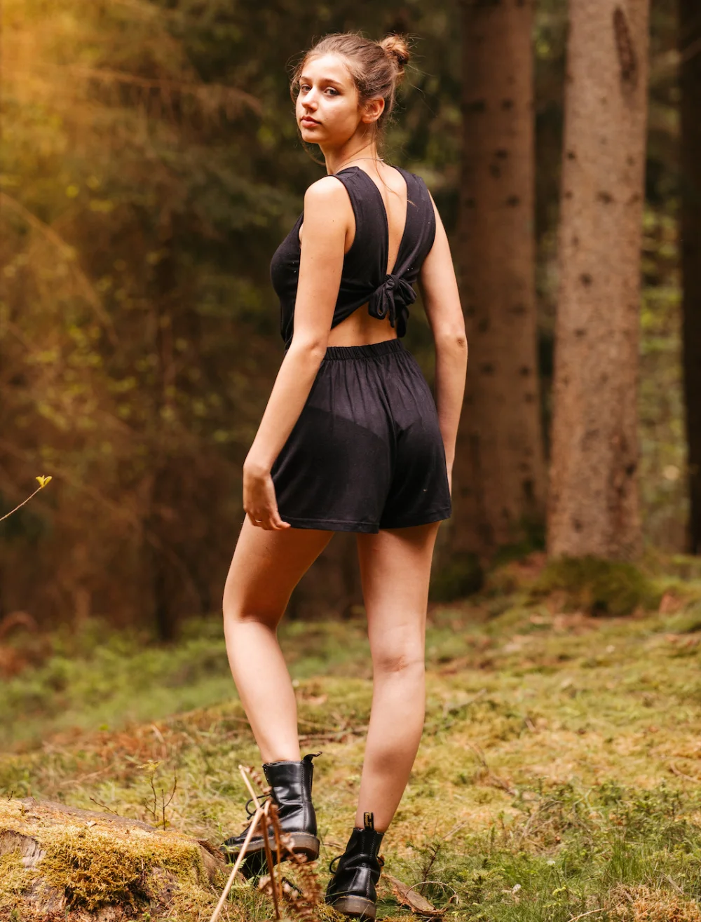 Jumpsuit "Gomera" - petrol / s/m