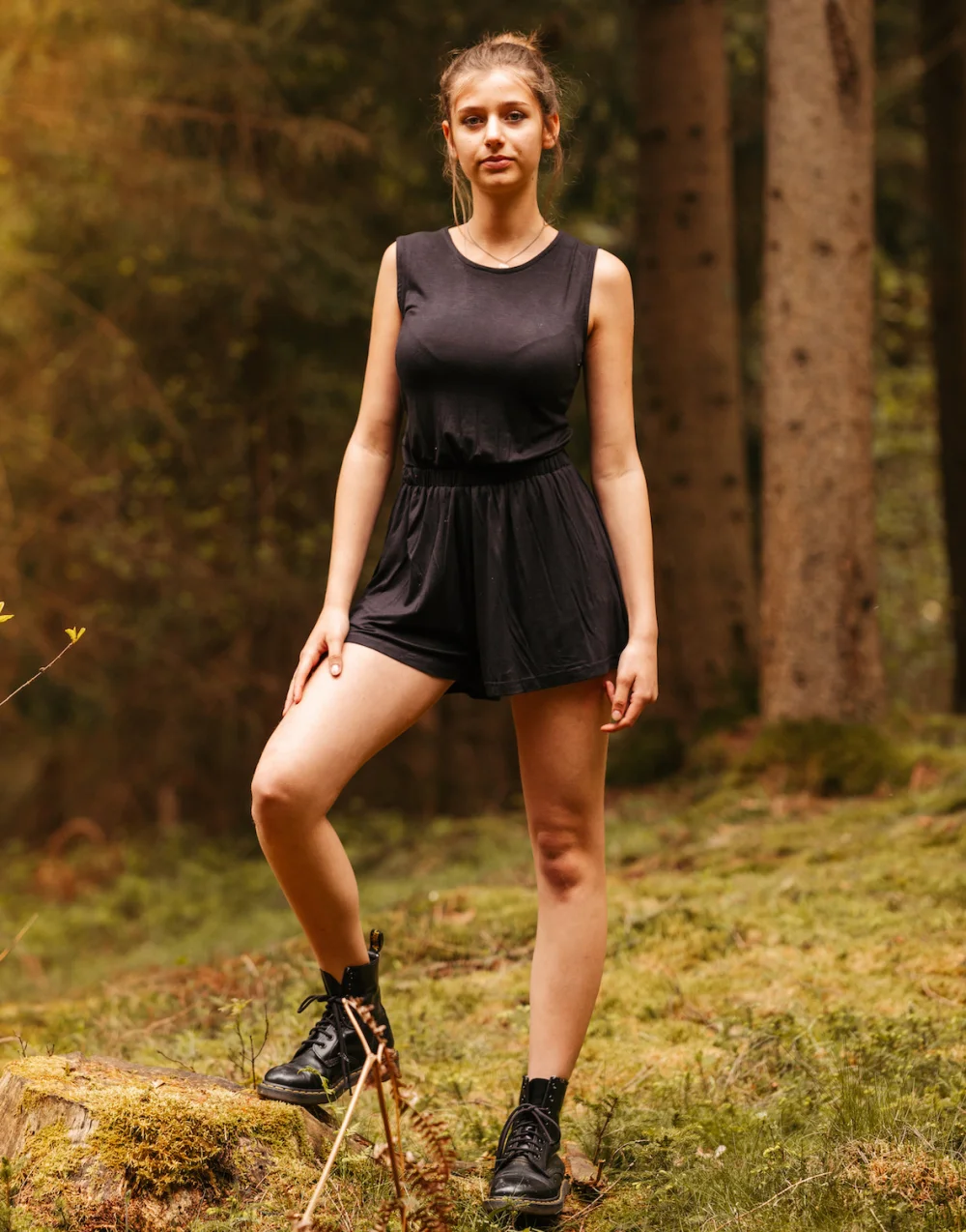 Jumpsuit "Gomera" - petrol / s/m