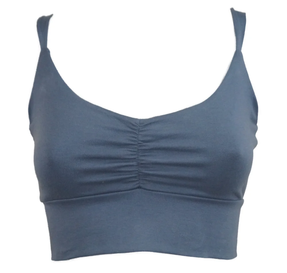 Organic Bra "Bhavana" aus GOTS-zertifizierter Bio-Baumwolle - grau / medium