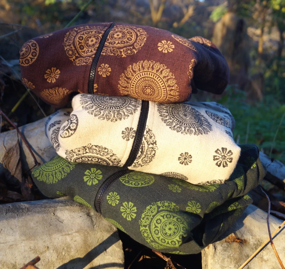 Winterjacke "Mandala" - braun / x-large