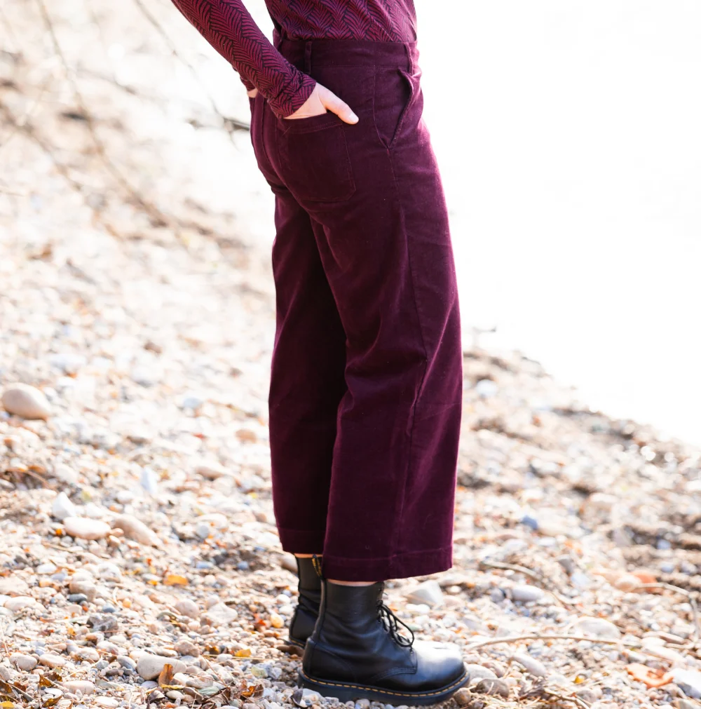 Cordhose "Notting Hill" - blau/grün / medium