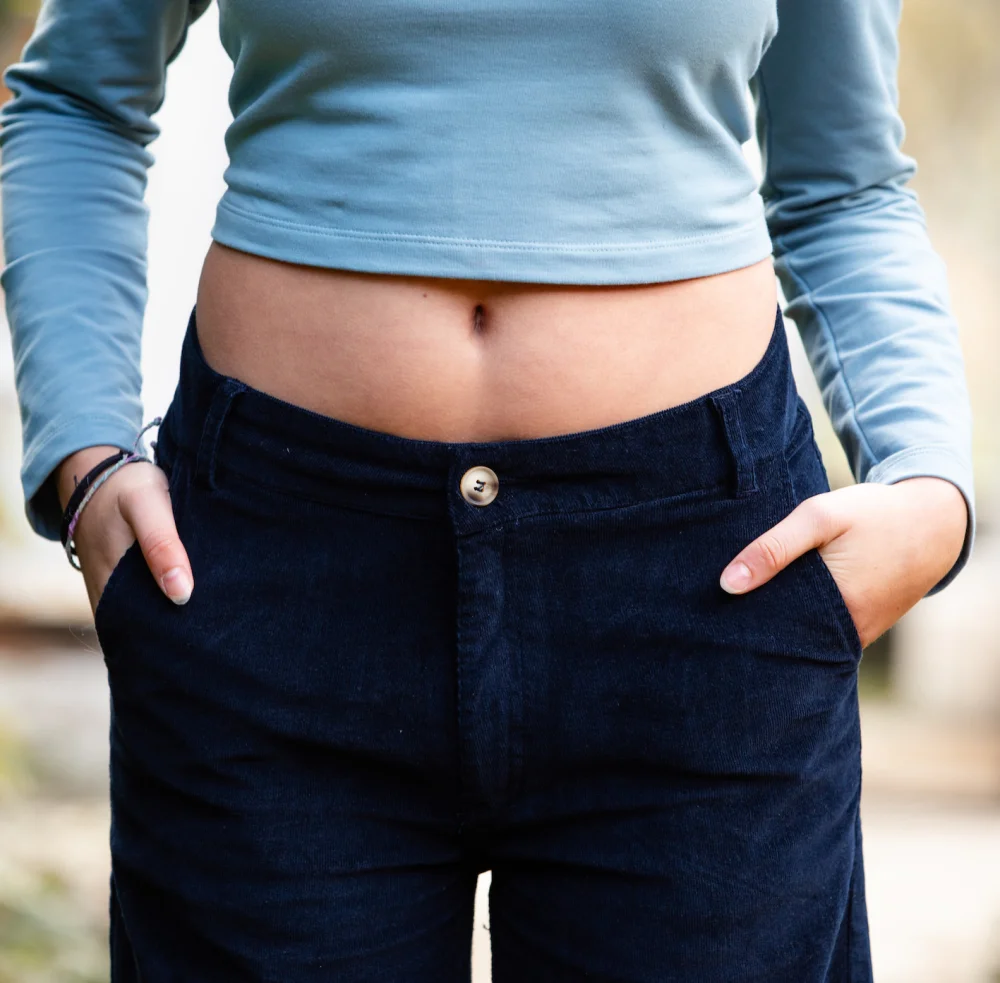 Cordhose "Notting Hill" - blau/grün / medium