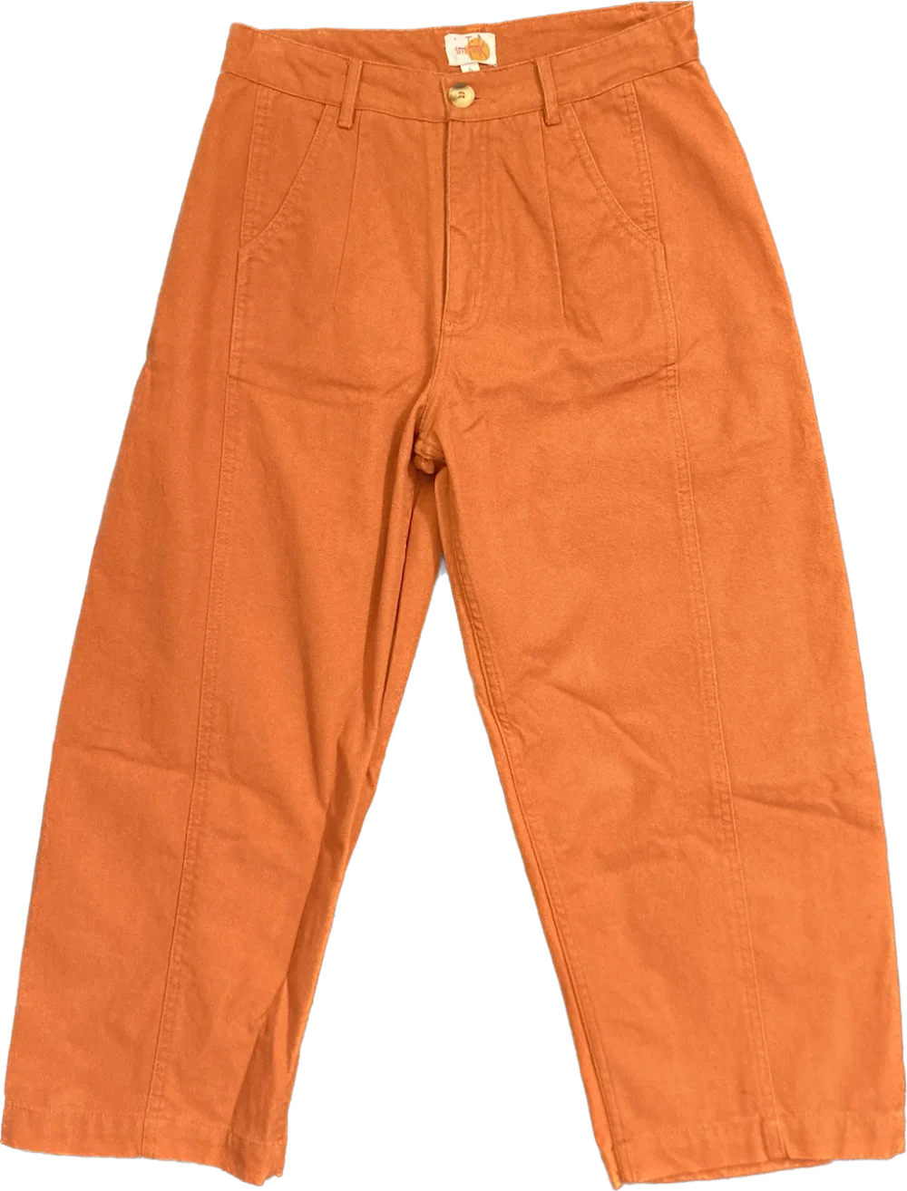 Hose "Canvas" aus robuster Baumwolle - rot / small