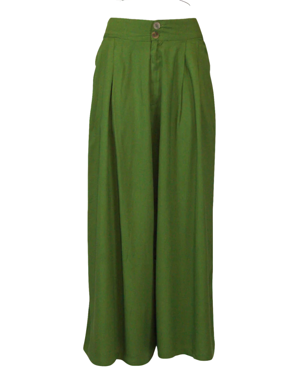 leichte Sommer-Hose aus ECOVERO Viskose - rost / m/l