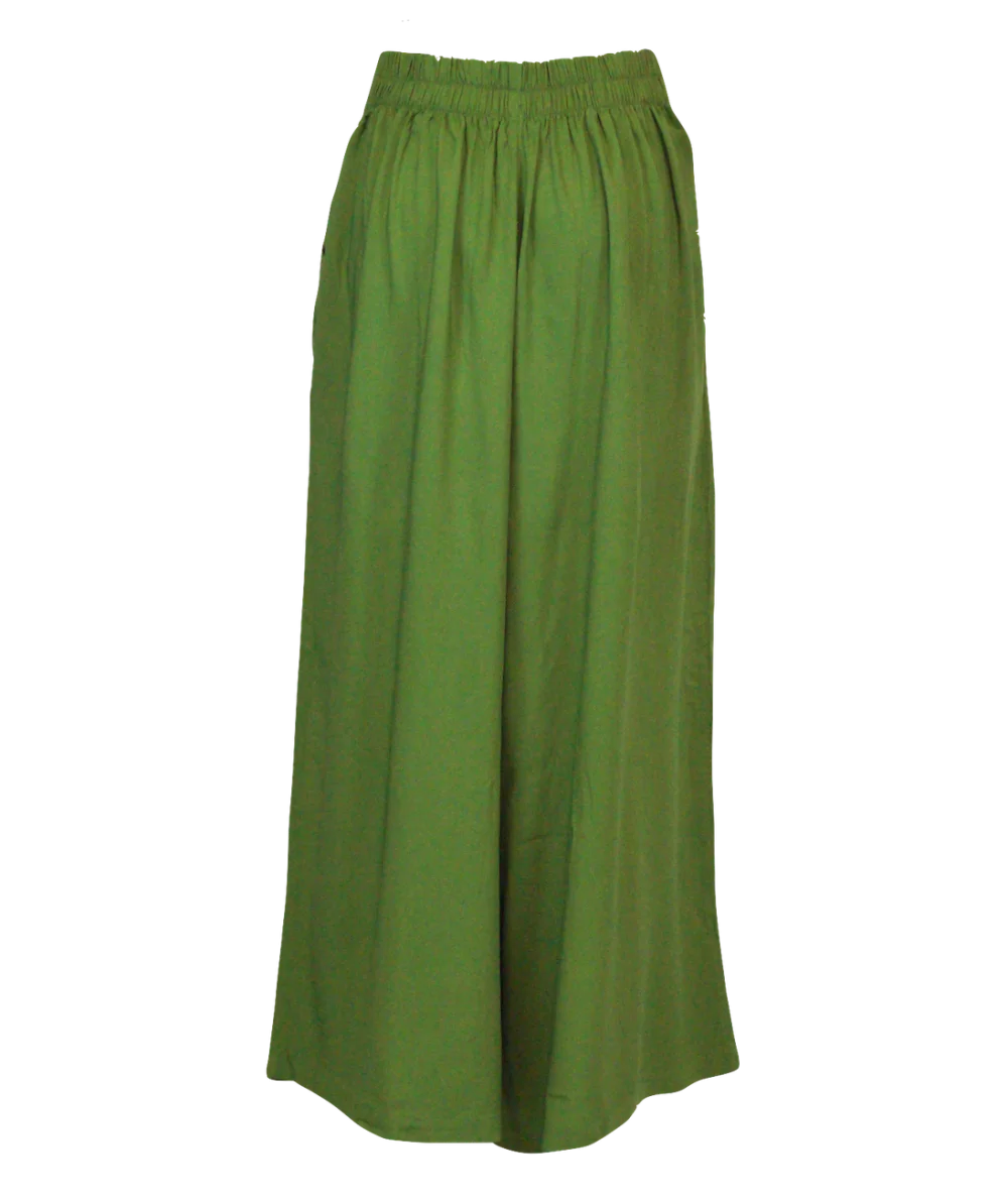 leichte Sommer-Hose aus ECOVERO Viskose - rost / m/l