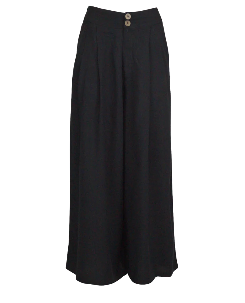 leichte Sommer-Hose aus ECOVERO Viskose - rost / m/l