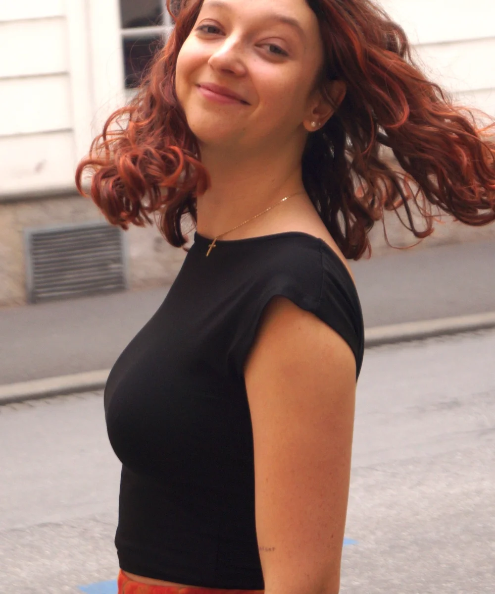 Top "Backless" aus GOTS-zertifizierter Bio-Baumwolle