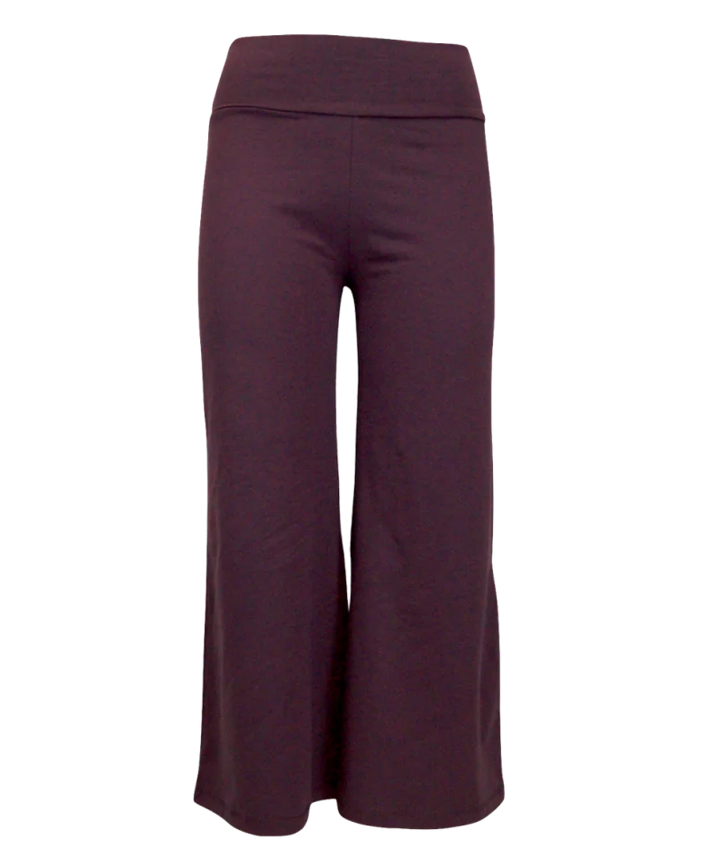 Hose aus GOTS-zertifizierter Bio-Baumwolle - plum / x-large