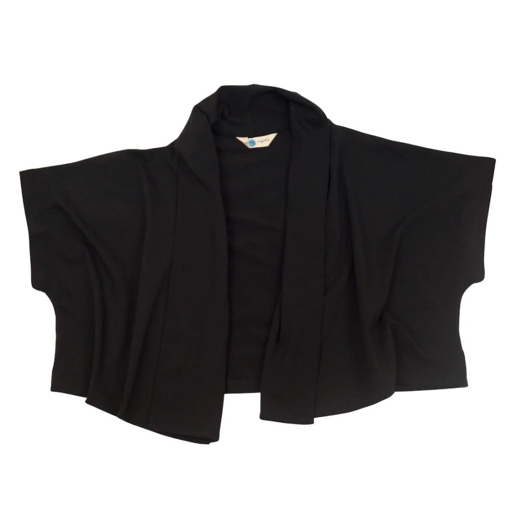 Bolero "Chloé" aus GOTS-zertifizierter Bio-Baumwolle - curry