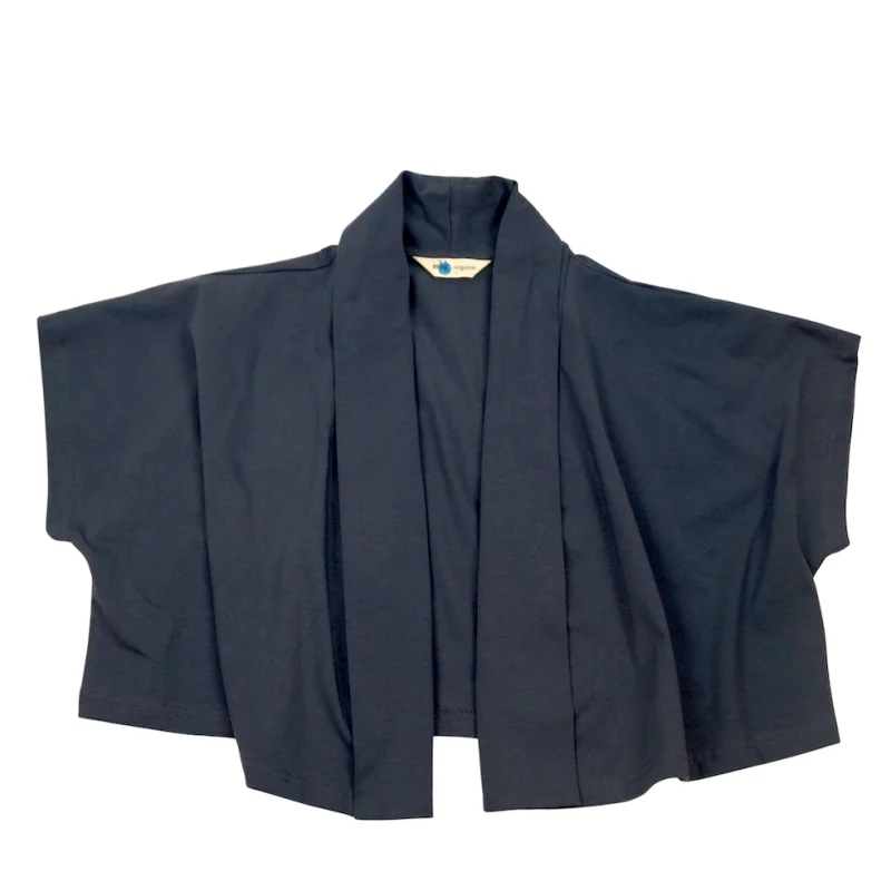 Bolero "Chloé" aus GOTS-zertifizierter Bio-Baumwolle - curry