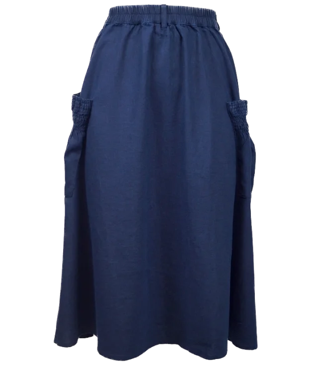 Leinenrock "Amelie" mit LENZING™ ECOVERO™ Viscose - mintgrün / m/l