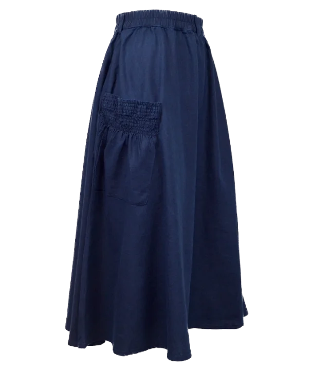 Leinenrock "Amelie" mit LENZING™ ECOVERO™ Viscose - mintgrün / m/l