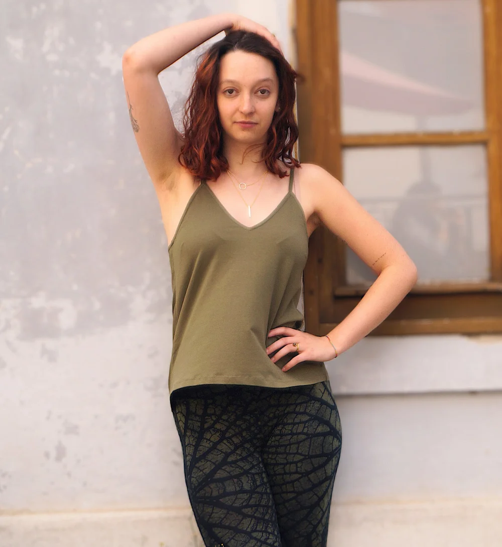 Top "Olivia" aus GOTS-zertifizierter Bio-Baumwolle - rose / large