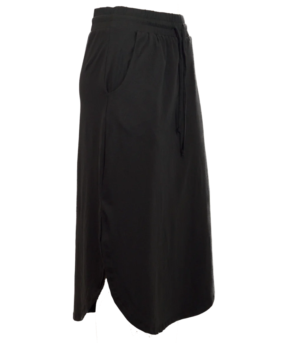 Midirock "Urban" aus GOTS-zertifizierter Bio-Baumwolle - olive / large