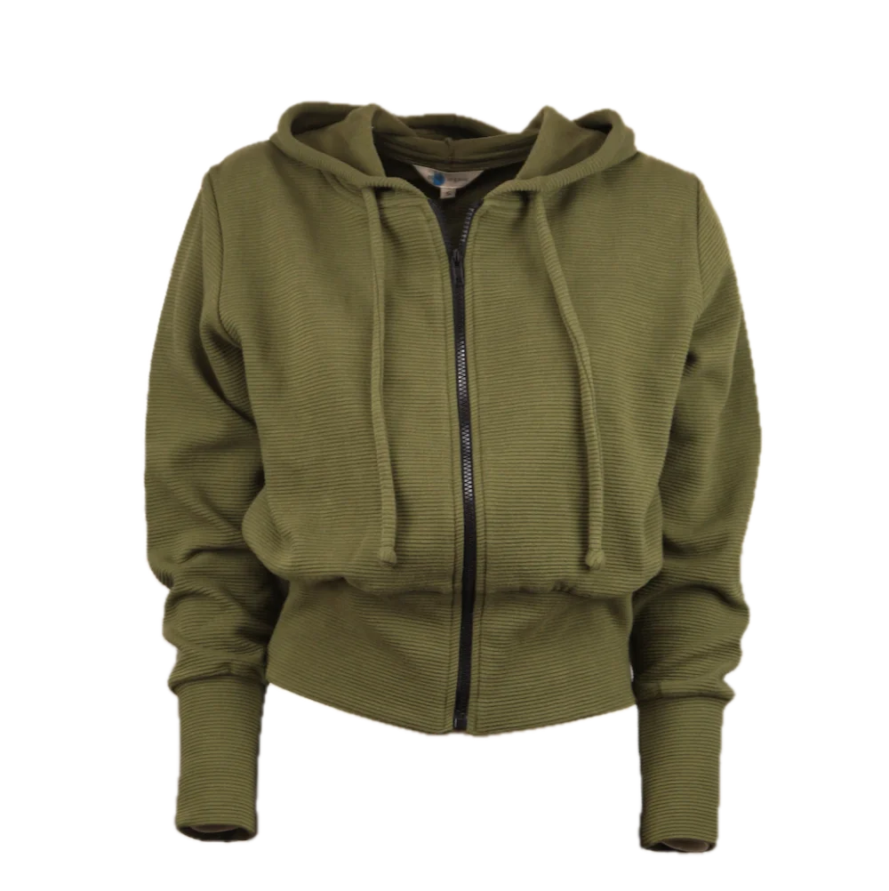 Cord Hoodie aus GOTS-zertifizierter Bio-Baumwolle - curry / small