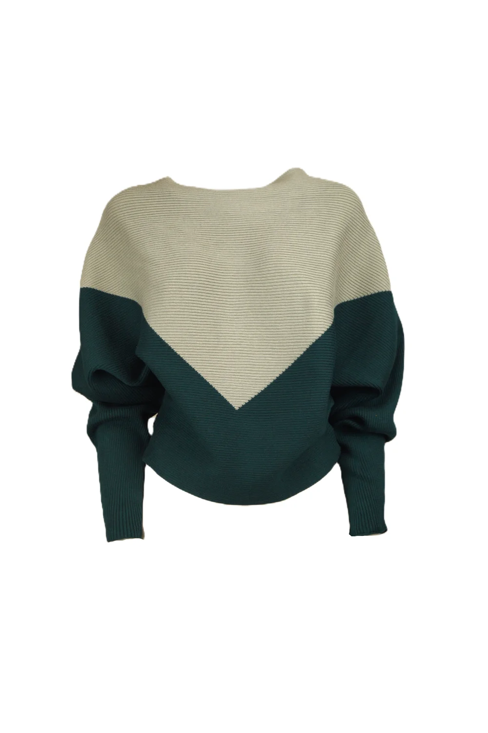 Strickpullover "Nantes" aus GOTS-zertifizierter Biobaumwolle - olive/grün / large