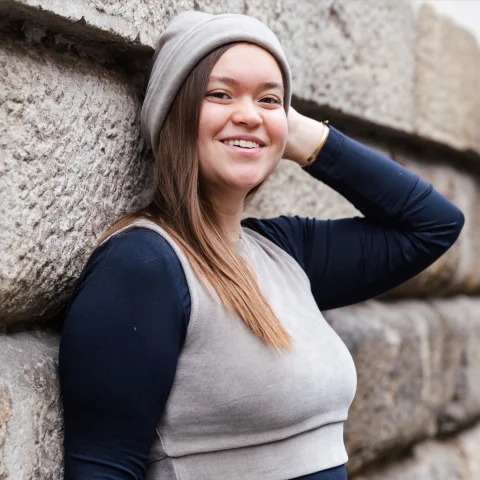 Pullunder "Anouschka" aus weichem Nicki Samt - blau / small