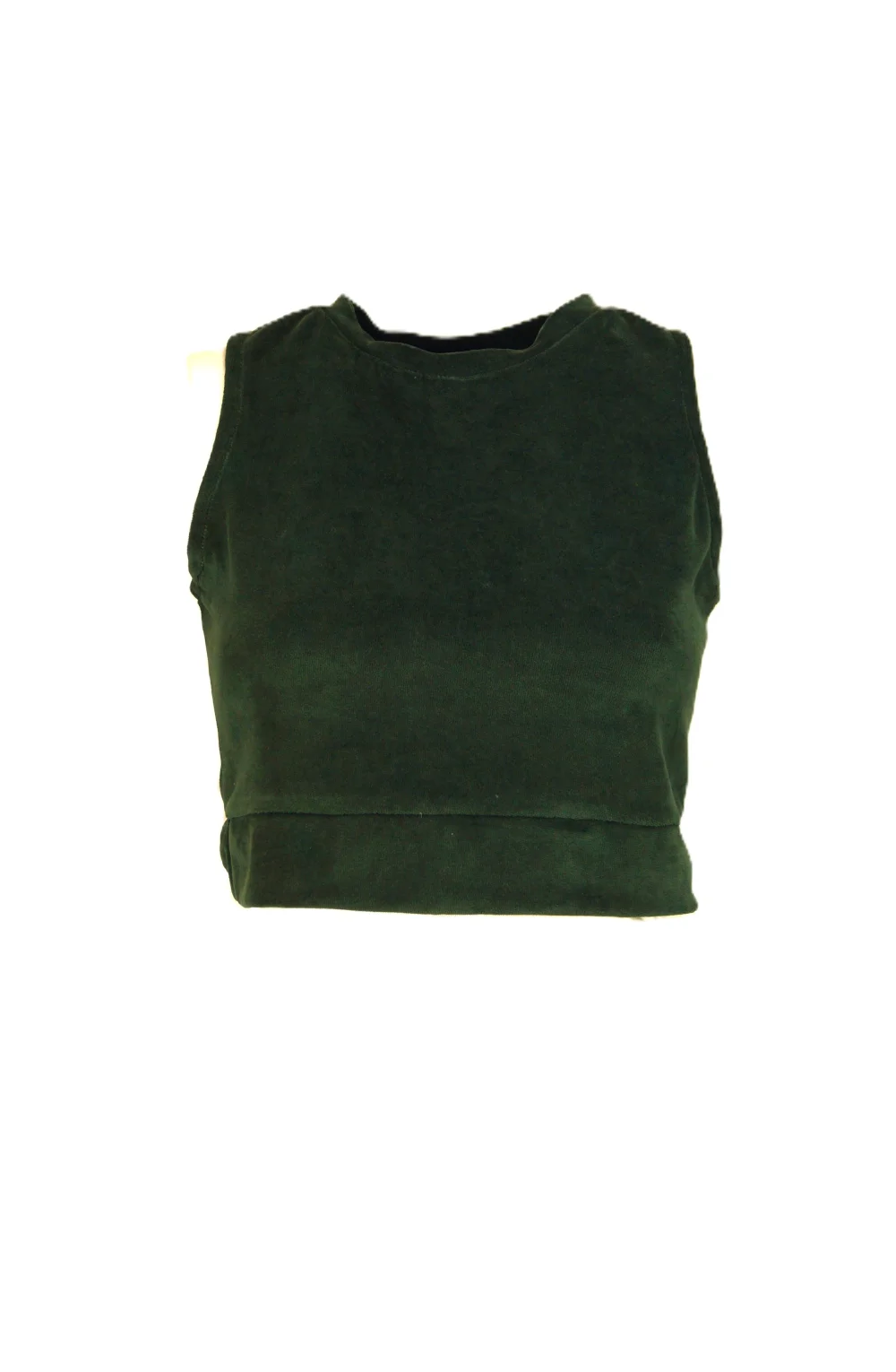 Pullunder "Anouschka" aus weichem Nicki Samt - blau / small