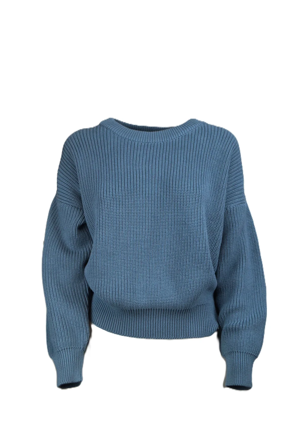 Strickpullover "Palo Alto" aus GOTS-zertifizierter Bio-Baumwolle - altrosa / medium