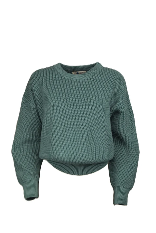 Strickpullover "Palo Alto" aus GOTS-zertifizierter Bio-Baumwolle - altrosa / medium