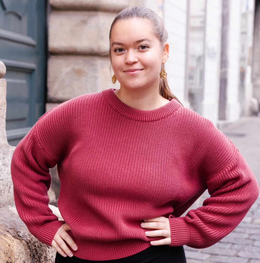 Strickpullover "Palo Alto" aus GOTS-zertifizierter Bio-Baumwolle - altrosa / medium