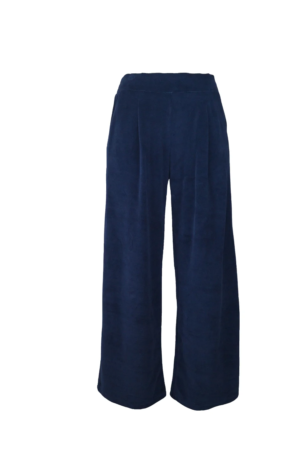 Hose "Anouschka" aus weichem Nicki Samt - schwarz / large