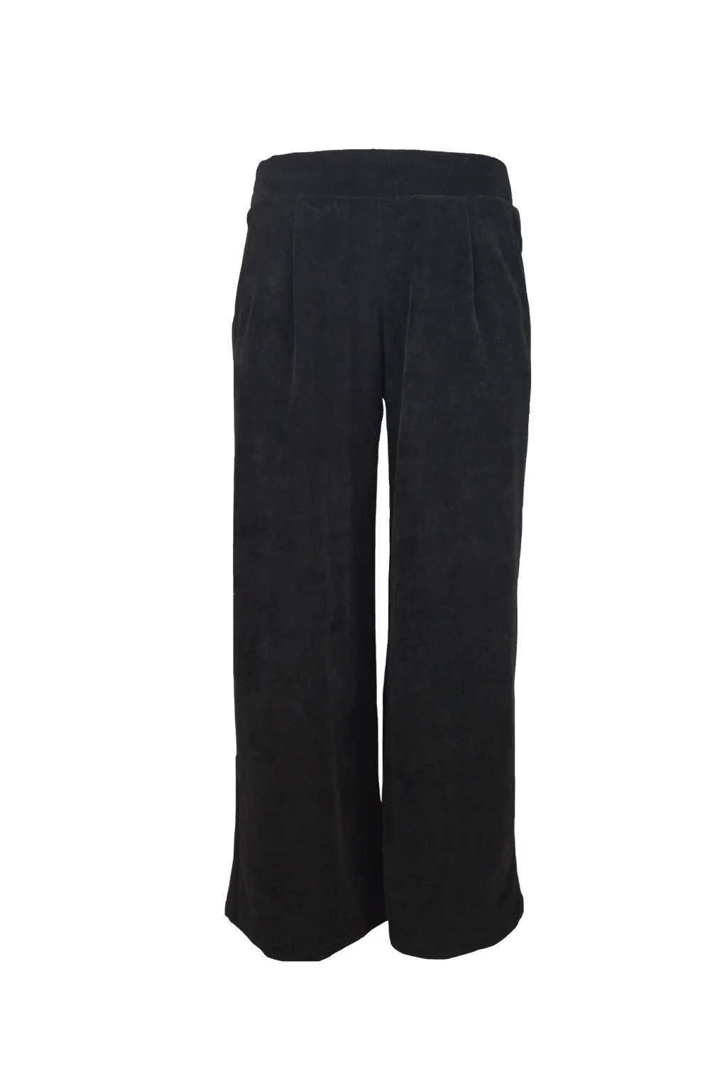 Hose "Anouschka" aus weichem Nicki Samt - schwarz / large