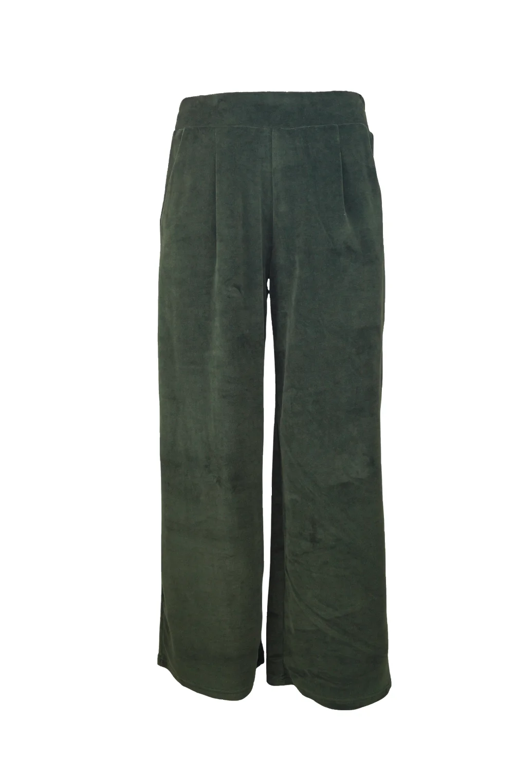 Hose "Anouschka" aus weichem Nicki Samt - schwarz / large