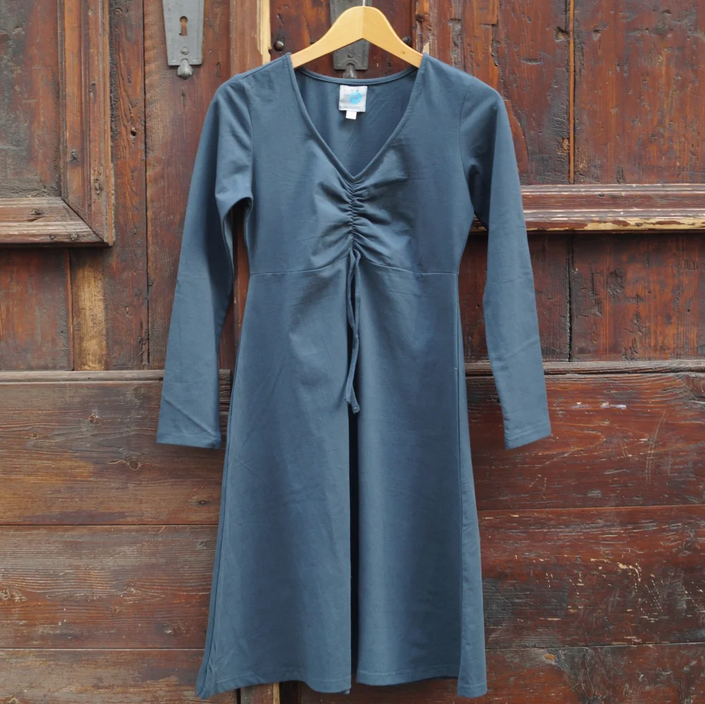Kleid "Tracy" aus GOTS-zertifizierter Bio-Baumwolle - lime / small