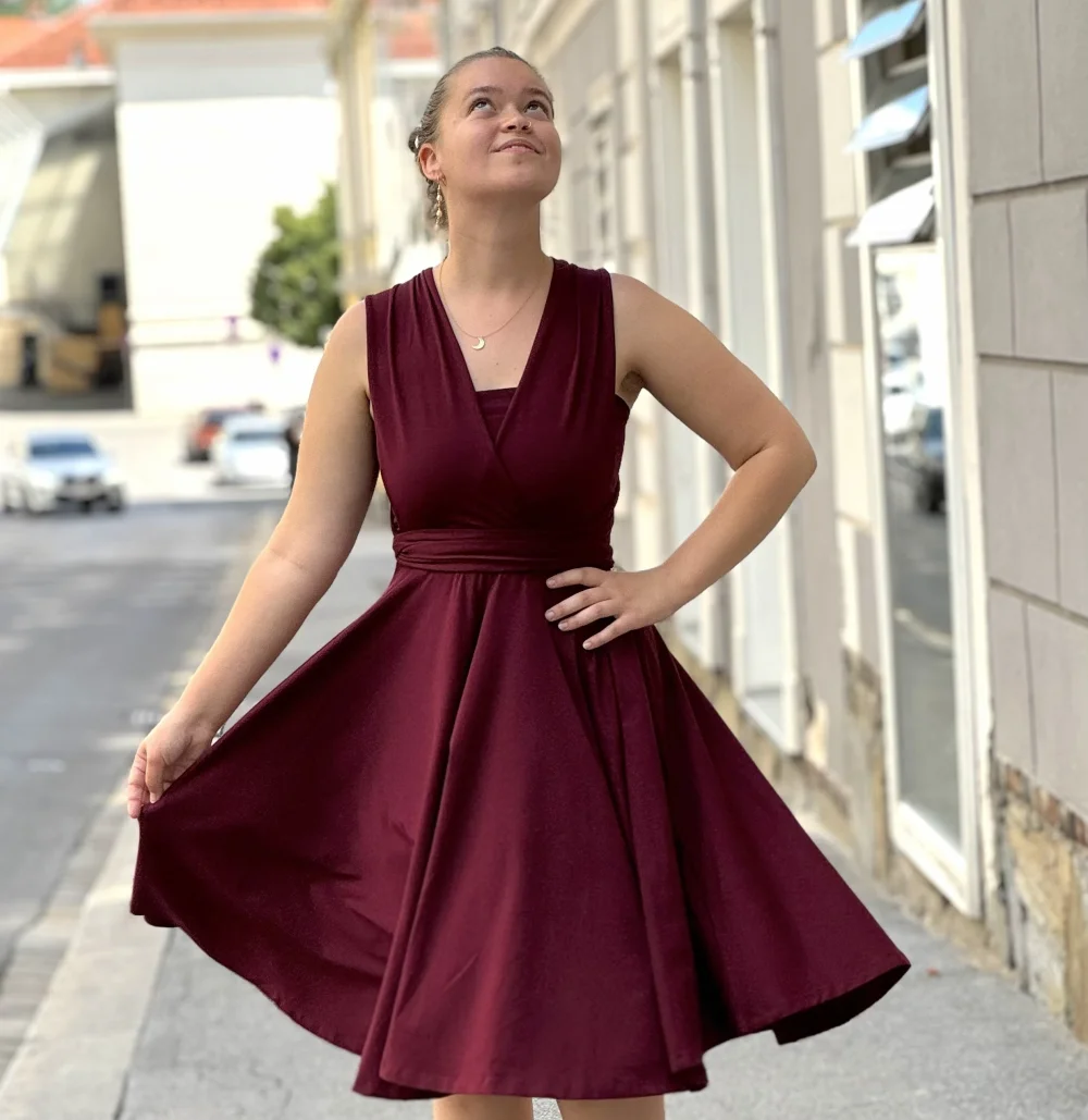 Infinity Dress "Paris" aus GOTS-zertifizierter Bio-Baumwolle