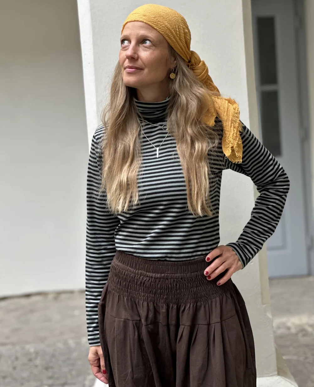 Rollkragenshirt "Verona" aus GOTS-zertifizierter Bio-Baumwolle
