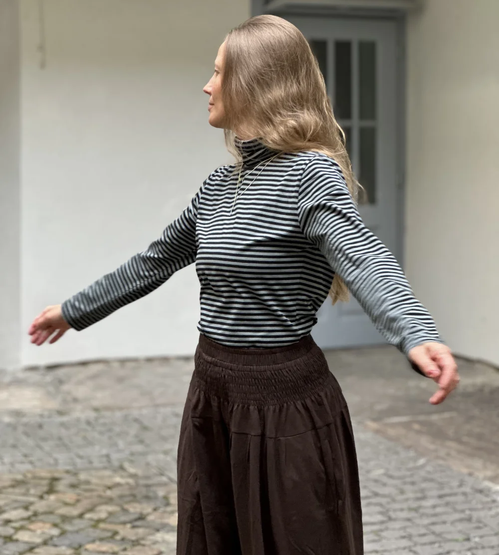 Rollkragenshirt "Verona" aus GOTS-zertifizierter Bio-Baumwolle